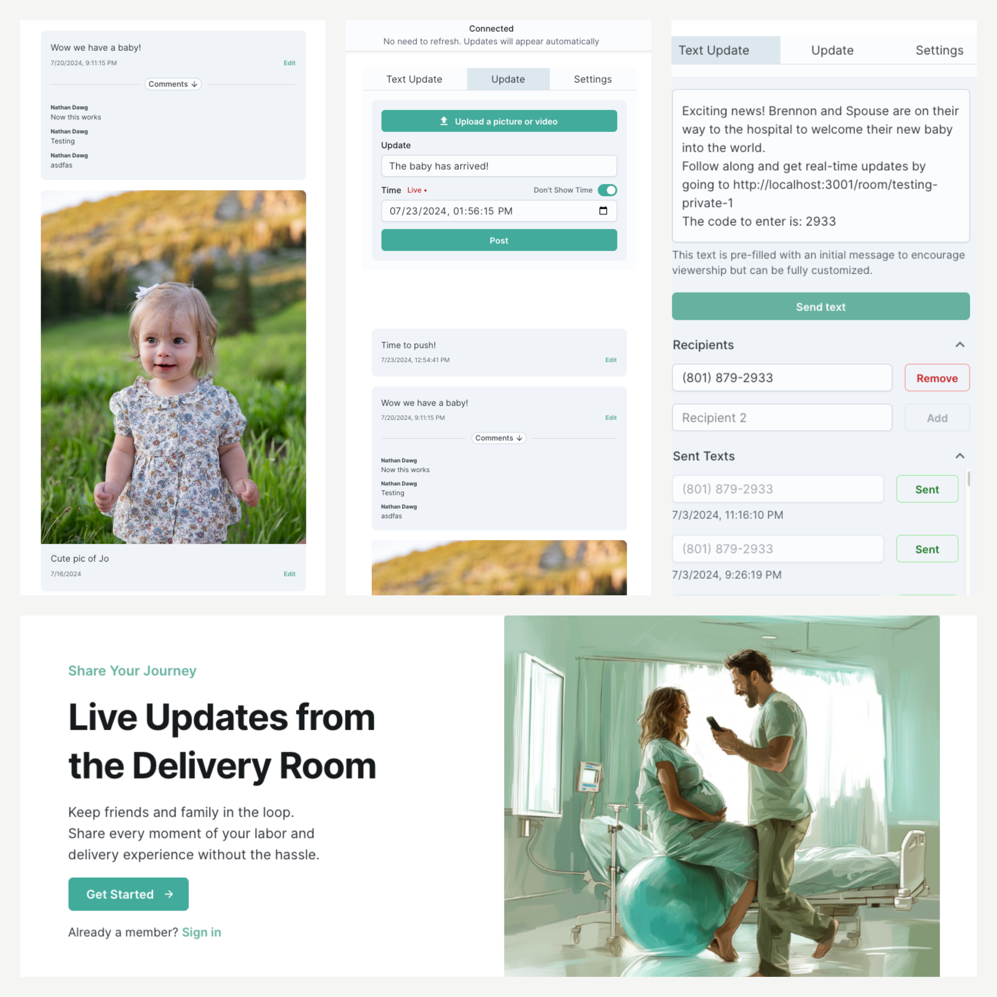 Stork Landing Page